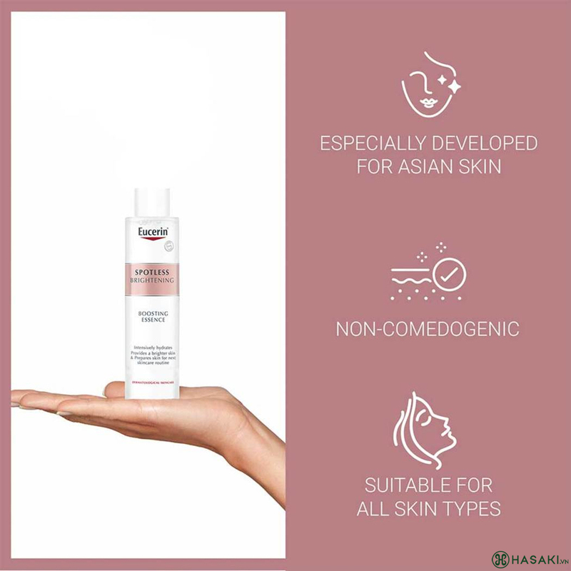 Nước Dưỡng Eucerin Spotless Brightening Boosting Essence Làm Sáng Và Cấp Ẩm Cho Da 100ml