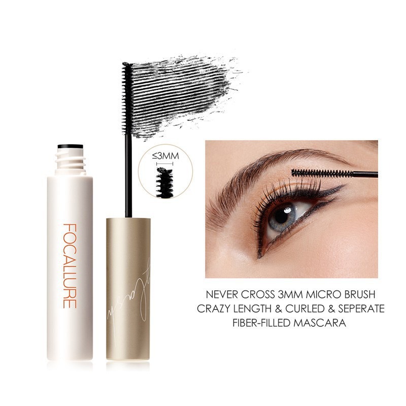 Mascara Focallure Filled Chuốt Lông Mi Dài Cong Và Đều #01 6g 