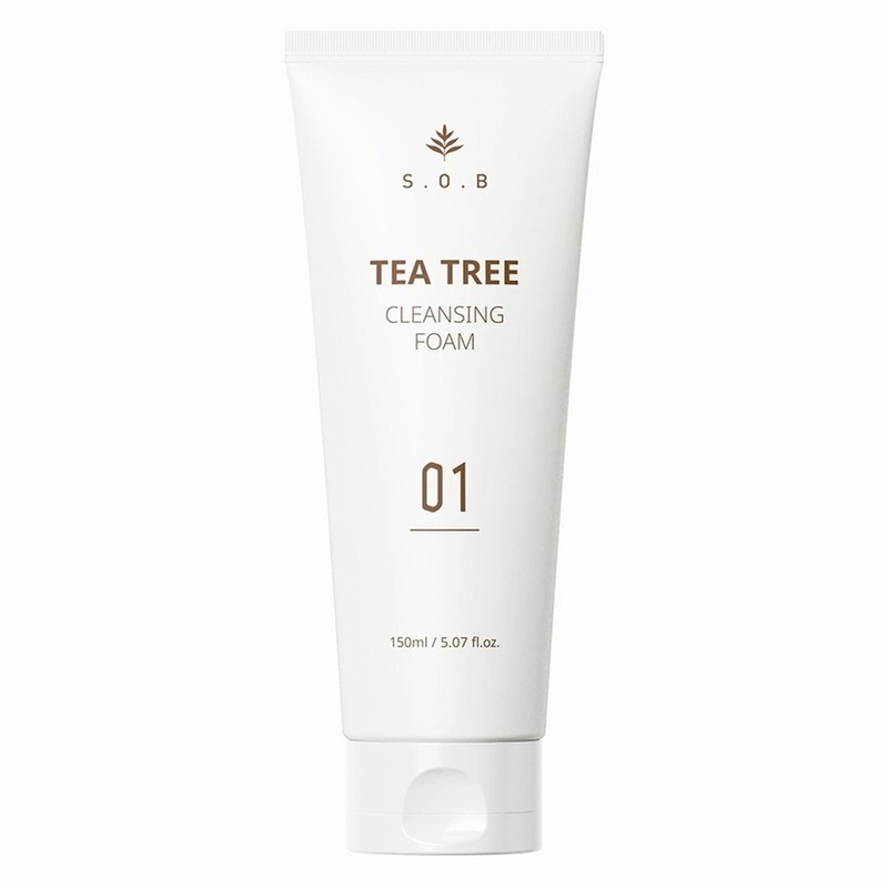 Sữa Rửa Mặt S.O.B Tea Tree Cleansing Foam Làm Sạch Sâu Và Giảm Mụn 150ml