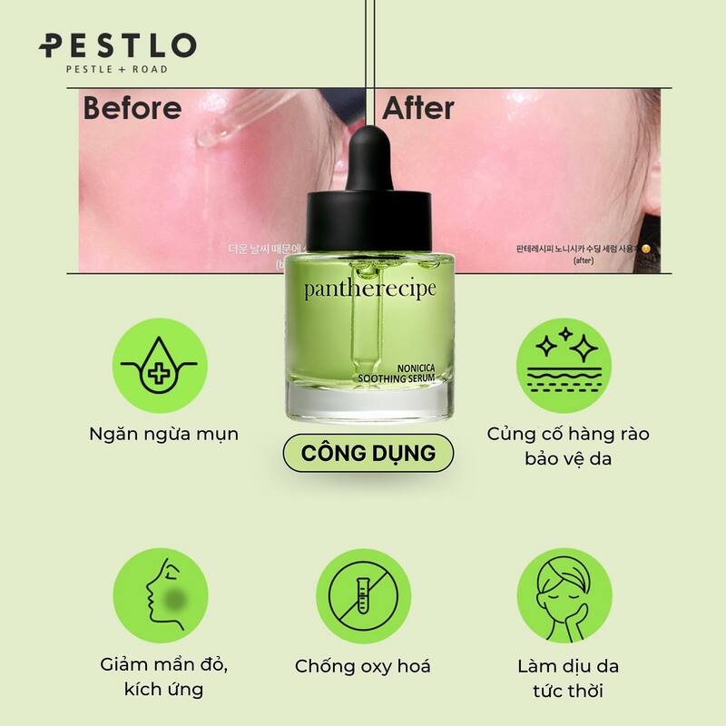 Tinh Chất Pestlo Pantherecipe Nonicica Soothing Serum 30ml