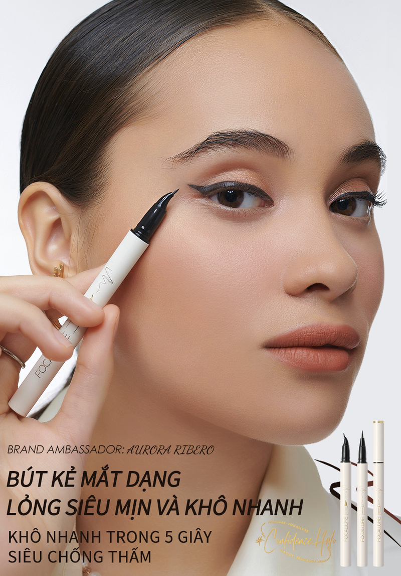 Bút Kẻ Mắt Focallure Lasting Waterproof Liquid Eyeliner FA200 C02 Lâu Trôi Chống Thấm Nước