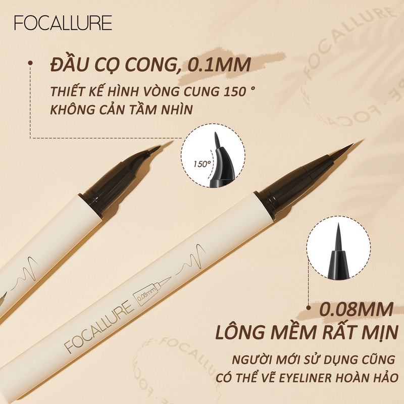 Bút Kẻ Mắt Focallure Lasting Waterproof Liquid Eyeliner FA200 C02 Lâu Trôi Chống Thấm Nước