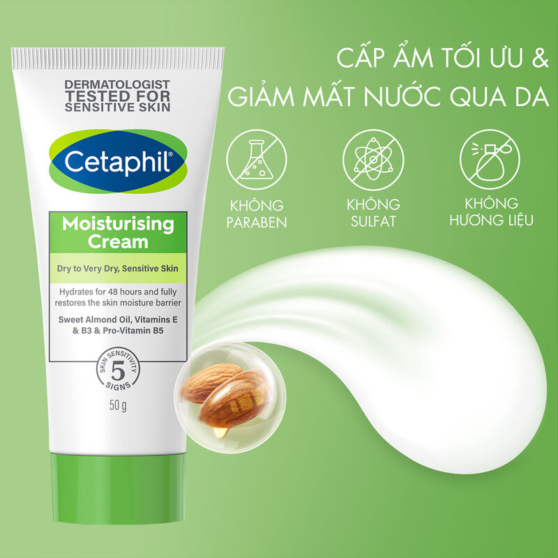 Kem Dưỡng Cetaphil Dịu Lành Cho Da Nhạy Cảm 50g