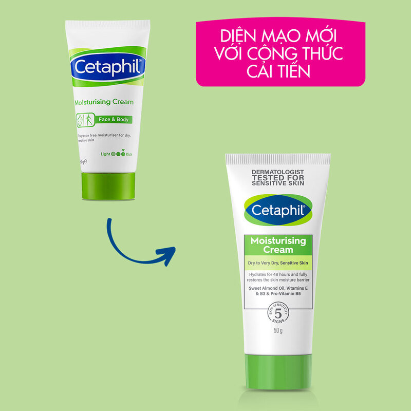 Kem Dưỡng Cetaphil Dịu Lành Cho Da Nhạy Cảm 50g