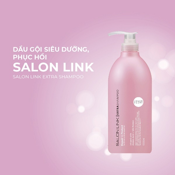 Dầu Gội Salon Link Extra 1000ml - Hồng