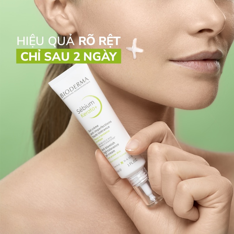 Kem Dưỡng Bioderma Sebium Kerato Làm Giảm Mụn 30ml