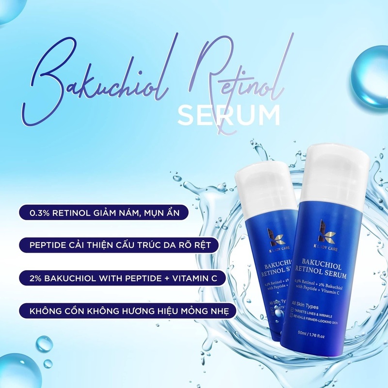 Serum K Lady Care Bakuchiol 2% Retinol 0.3% 50ml
