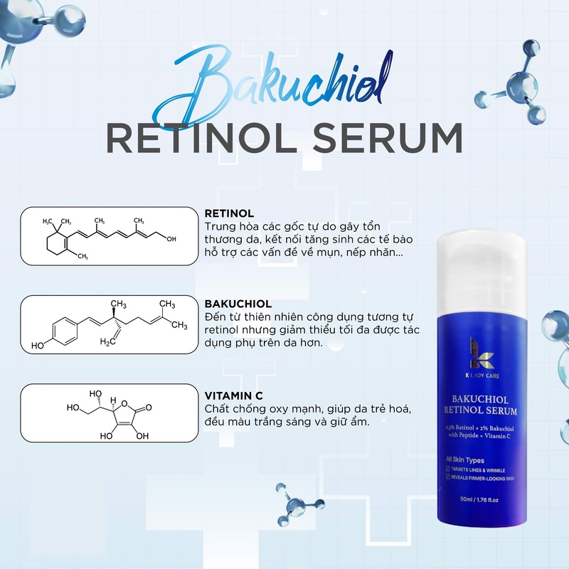 Serum K Lady Care Bakuchiol 2% Retinol 0.3% 50ml