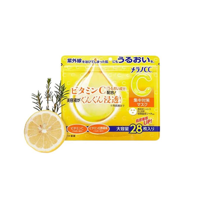 Mặt Nạ Melano CC Dưỡng Sáng, Cấp Ẩm Cho Da 28 Miếng