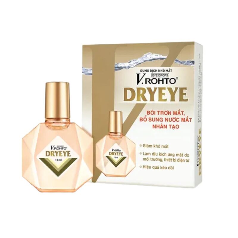 Dung Dịch Nhỏ Mắt V.Rohto DryEye Bổ Sung Nước Mắt Nhân Tạo 13ml