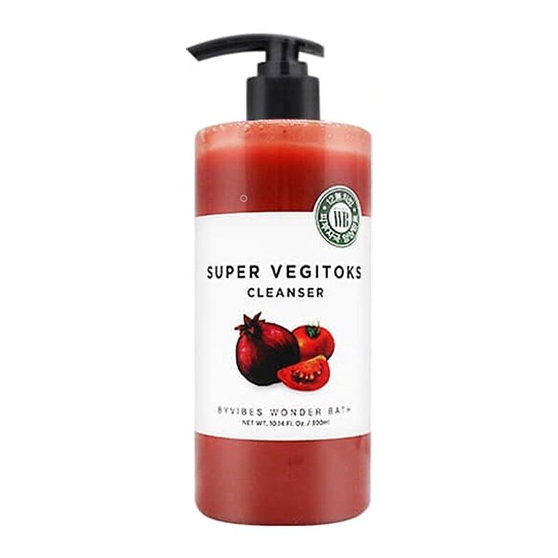 Sữa Rửa Mặt Byvibes Wonder Bath Super Vegitoks Cleanser Làm Sáng Da 300ml