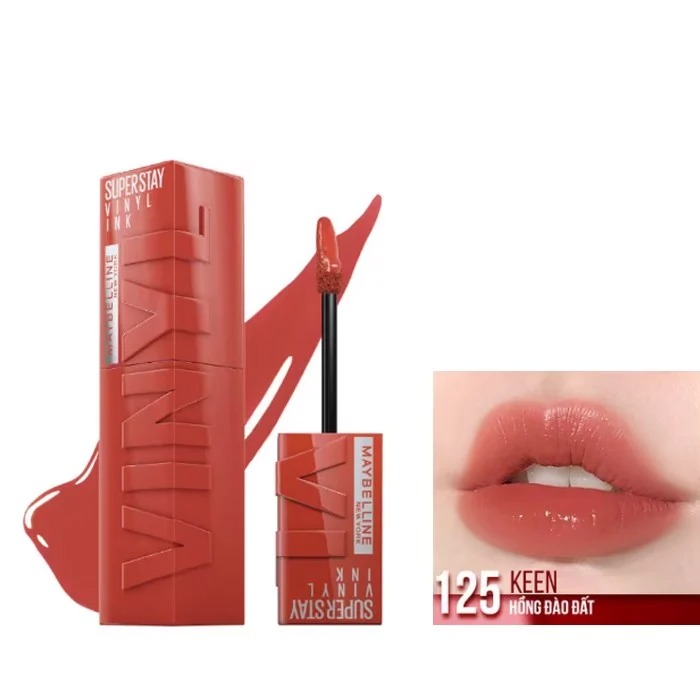 Son Bóng Maybelline Super Stay Vinyl Ink - 125 Keen