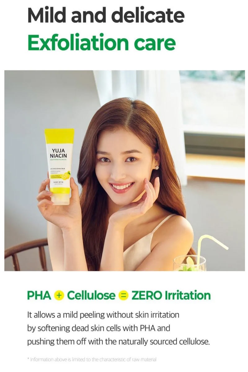 Tẩy Tế Bào Chết Da Mặt Some By Mi Yuja Niacin Brightening Peeling Gel Dịu Nhẹ Làm Sáng Da 120ml