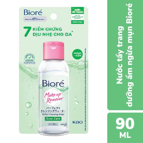 Nước Tẩy Trang Biore Make Up Remover Ngừa Mụn 90ml