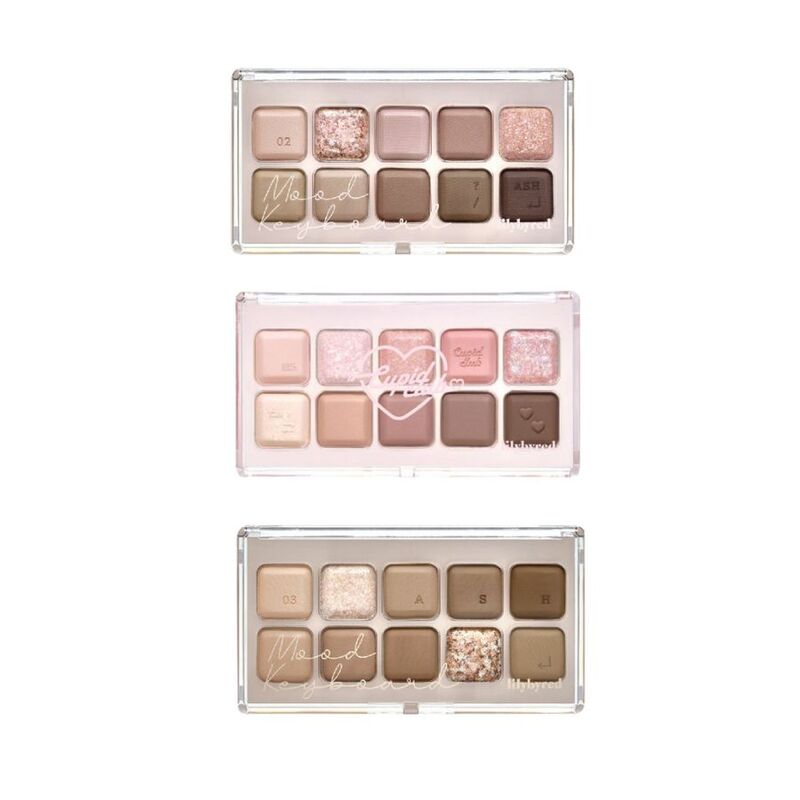 Phấn Mắt Lilybyred Mood Keyboard Cupid 10 Ô #04 Cool Membership