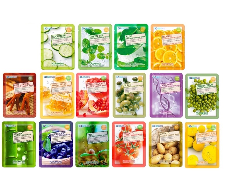 Mặt Nạ 3D Food A Holic Natural Essence Mask 23ml 10 PCS
