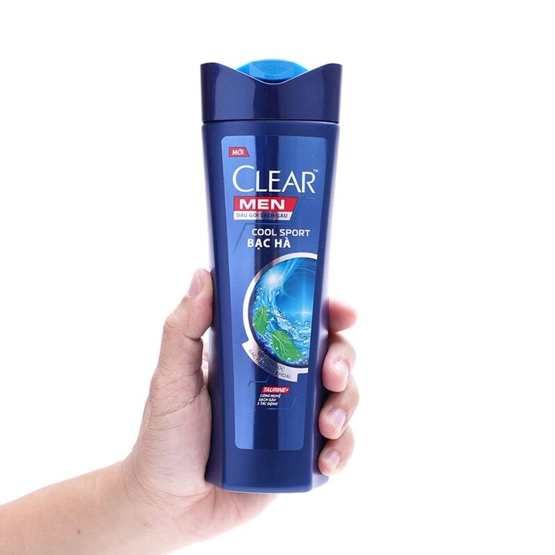 Dầu Gội CLEAR Men - Cool Sport Bạc Hà 340g