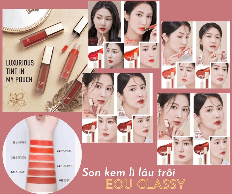 Son kem EOU Classy Velvet Tint - #6