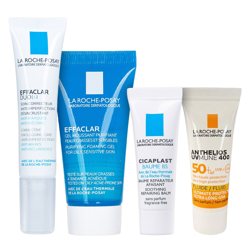 Bộ Sản Phẩm La Roche-Posay Giảm Mụn Và Phục Hồi Da Sau Mụn