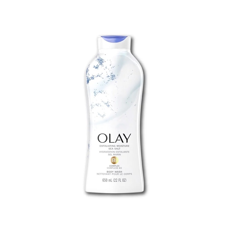 Sữa Tắm Olay Tẩy Tế Bào Chết Với Hạt Muối Biển 650ml