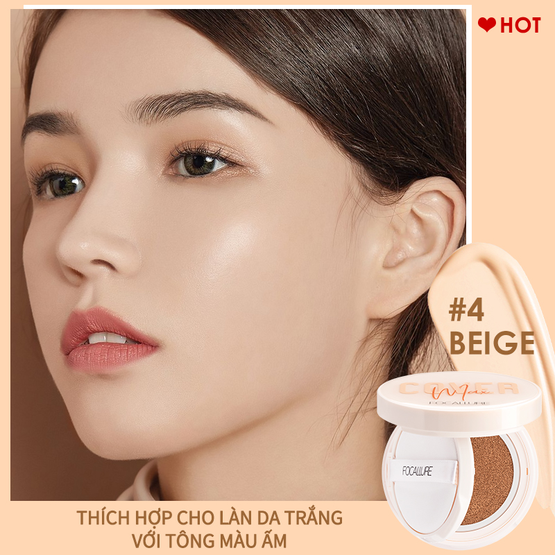 Phấn Nước Focallure Covermax Longlasting Cushion Foundation #4 Beige