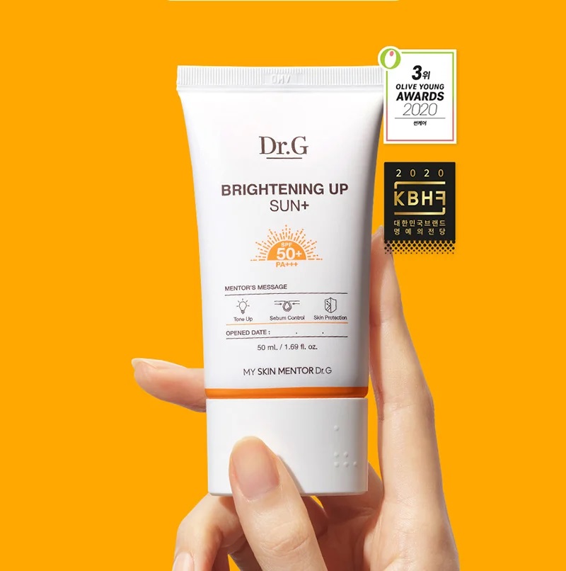 Kem Chống Nắng Dr.G Brightening Up Sun SPF50+ Nâng Tone Da 50ml