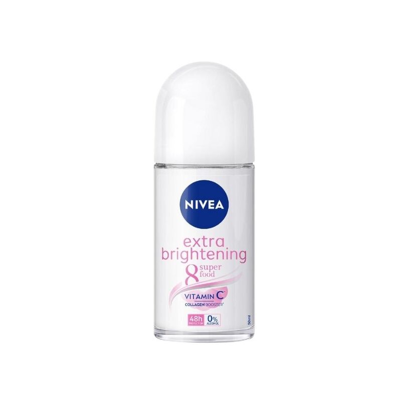 Lăn Khử Mùi Nivea Extra Brightening Dưỡng Trắng, Mờ Thâm 50ml