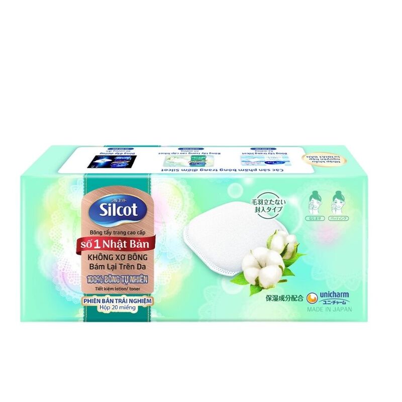 Bông Tẩy Trang Silcot Preminum 20 PCS
