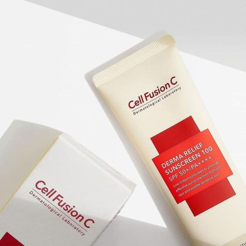 Kem Chống Nắng CELL FUSION C Derma Relief Sunscreen 100 SPF50+ PA++++ 50ml