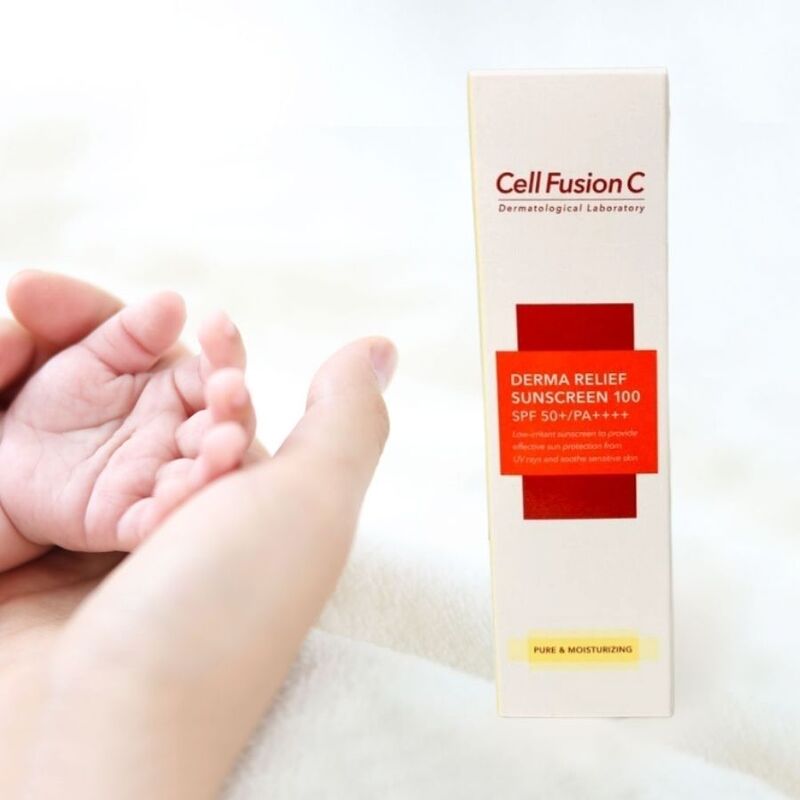 Kem Chống Nắng CELL FUSION C Derma Relief Sunscreen 100 SPF50+ PA++++ 50ml