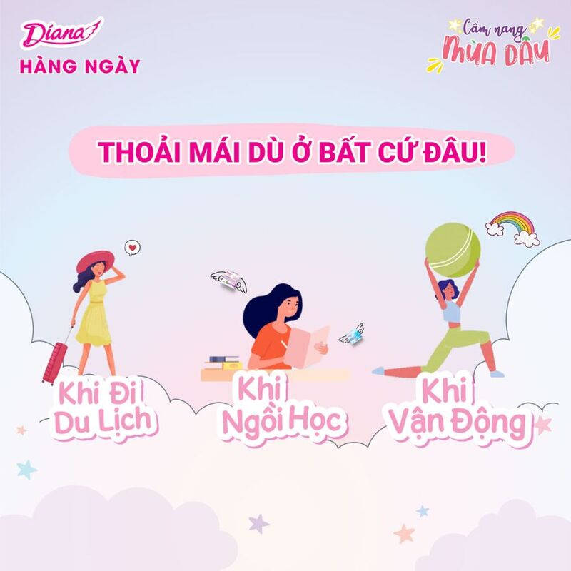 Băng Vệ Sinh Hàng Ngày Diana Sensi Kháng Khuẩn 20 PCS