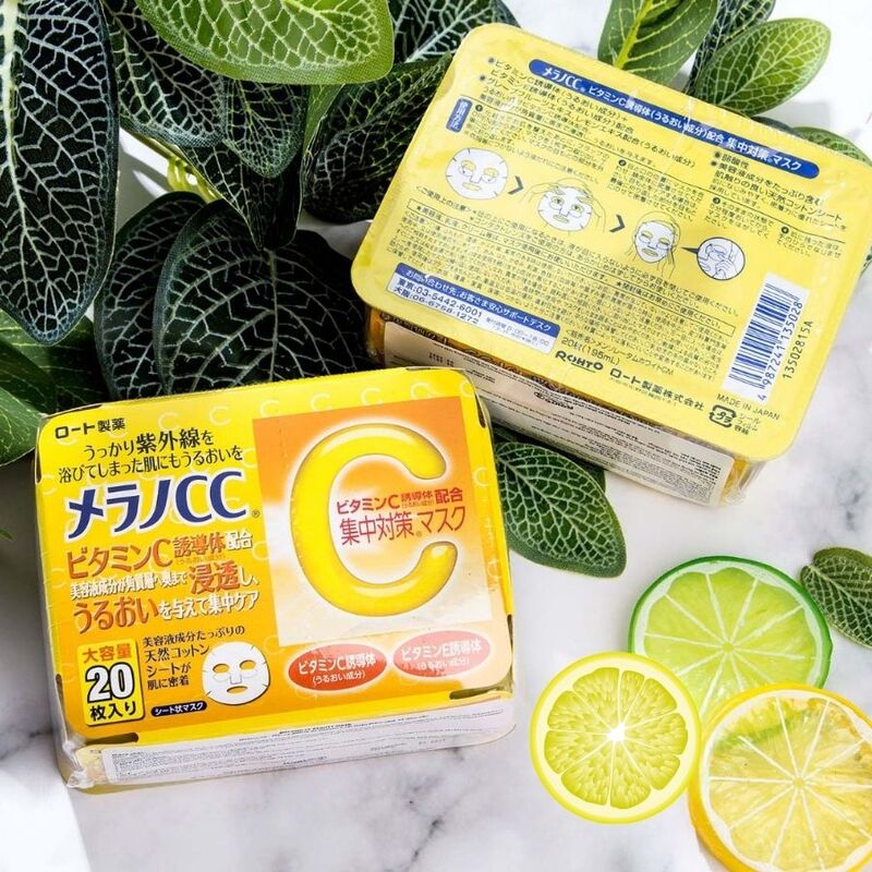 Mặt nạ Rohto Melano CC Whitening Dưỡng Trắng, Cấp Ẩm Cho Da