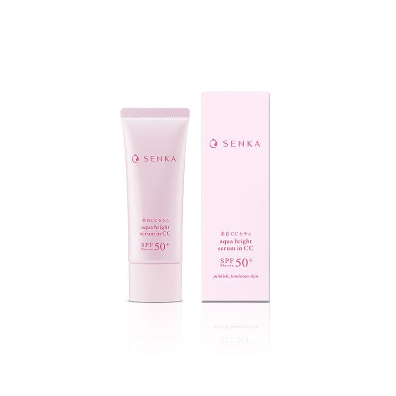 Kem Chống Nắng SENKA Aqua Bright Serum in CC Cream 40g