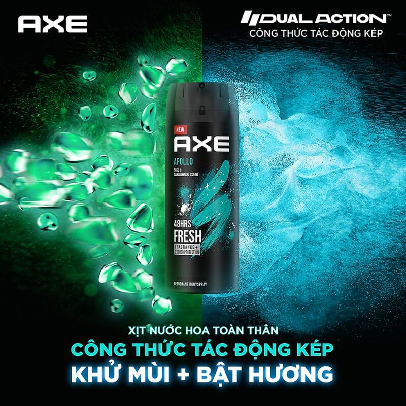 ​​Xịt Khử Mùi AXE Apollo 135ml
