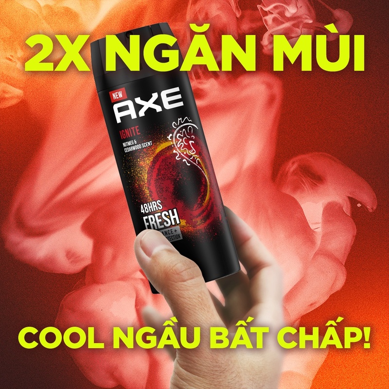 Xịt Khử Mùi AXE Ignite 135ml