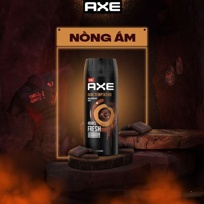 Xịt Khử Mùi AXE Dark Temptation 135ml