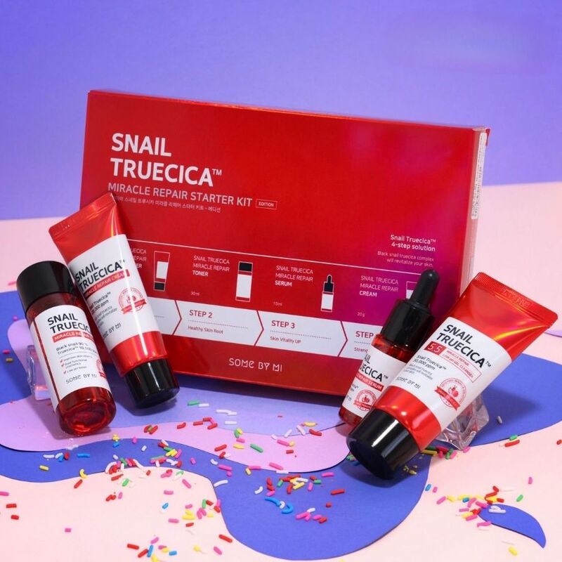 Bộ Sản Phẩm Some By Mi Snail Truecica 4 Món Chăm Sóc Da