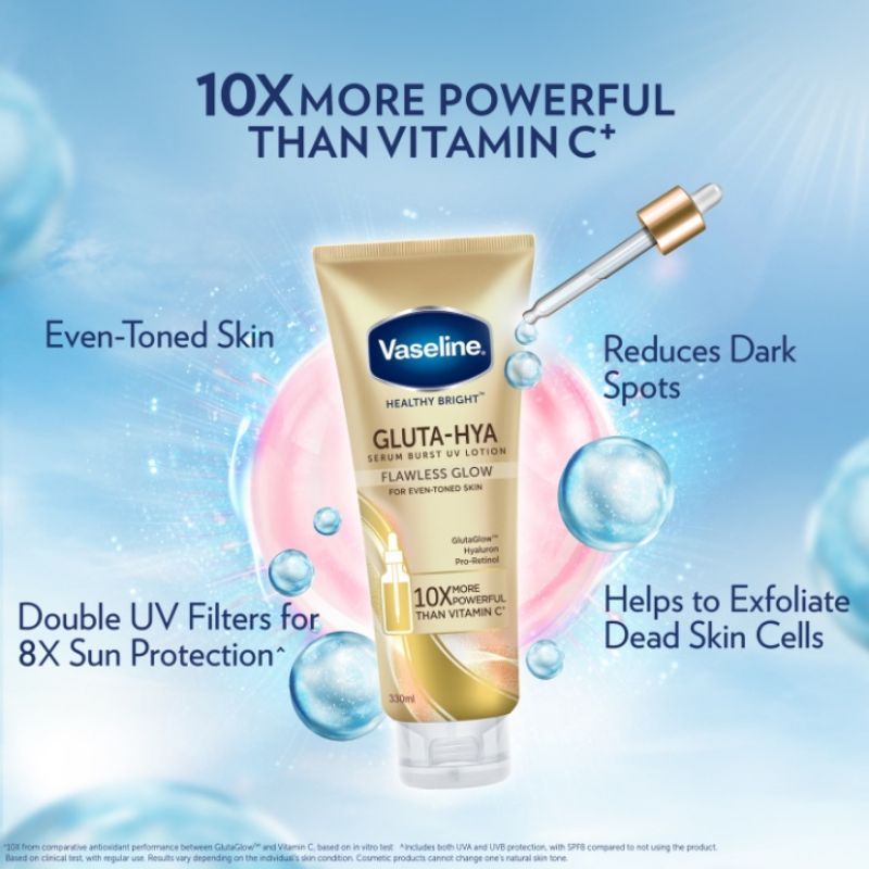 Sữa Dưỡng Thể Vaseline Bảo Vệ Sáng Mịn Ban Ngày 330ml