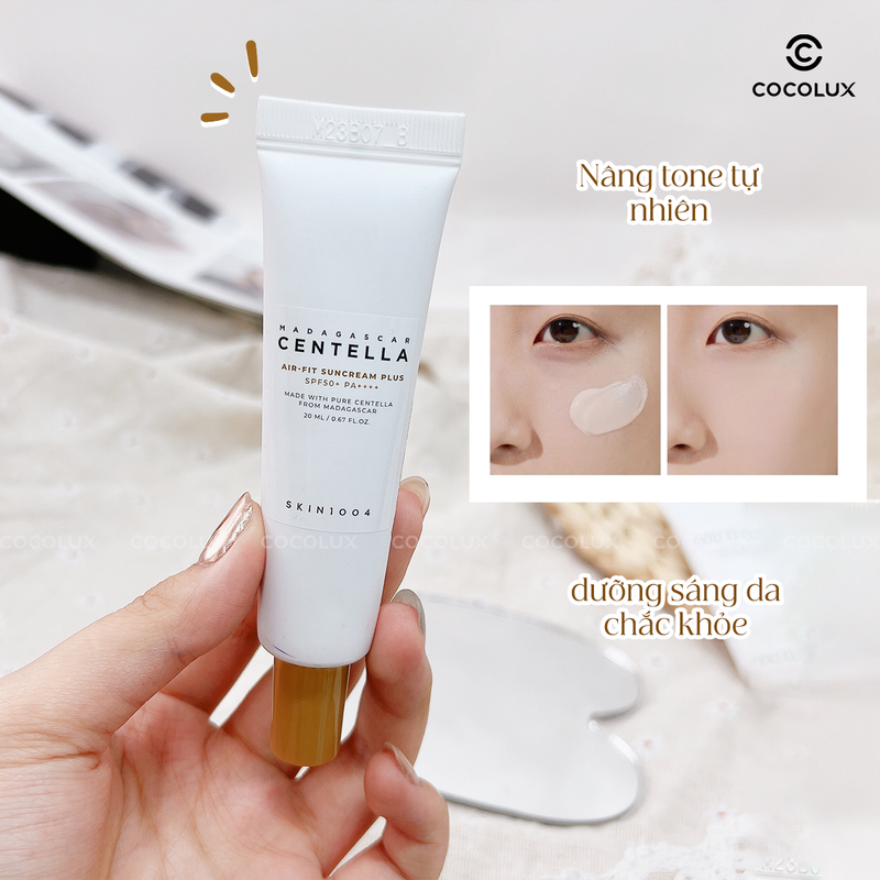 Kem Chống Nắng Skin1004 Madagascar Centella Air-Fit Suncream Plus 20 ml