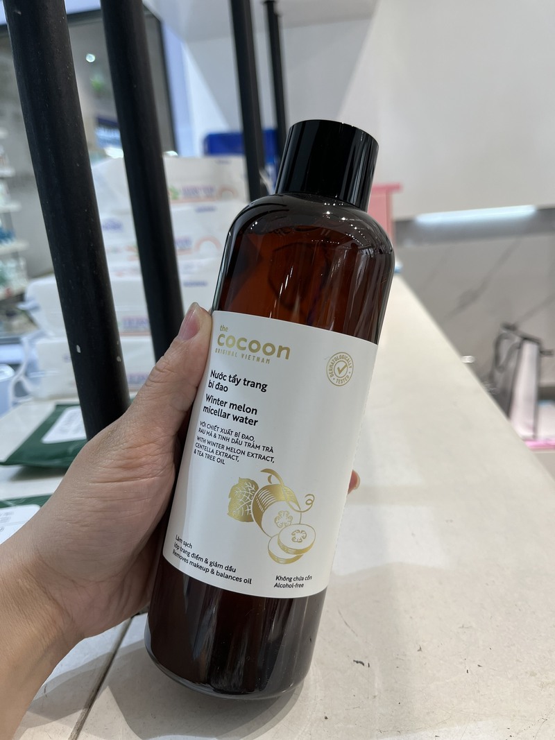 Nước Tẩy Trang Cocoon Winter Melon Micellar Water Chiết Xuất Bí Đao Làm Sạch Da 500ml  (MỚI)