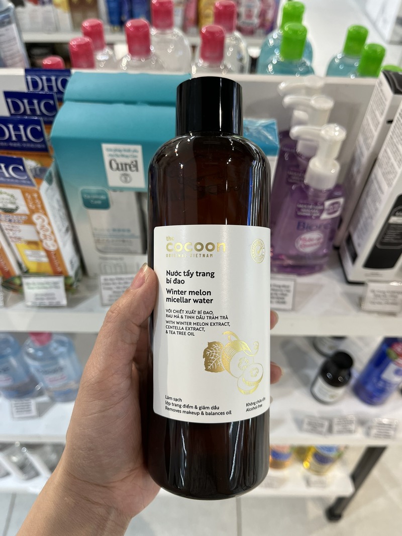 Nước Tẩy Trang Cocoon Winter Melon Micellar Water Chiết Xuất Bí Đao Làm Sạch Da 500ml  (MỚI)