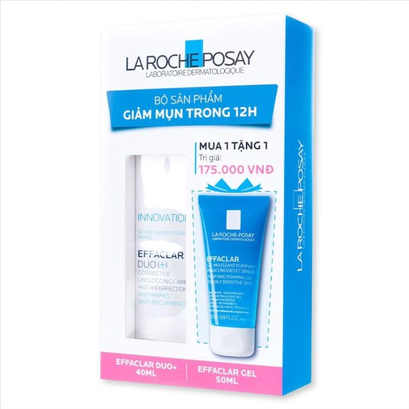 Bộ Sản Phẩm La Roche-Posay Giảm Mụn Trong 12H