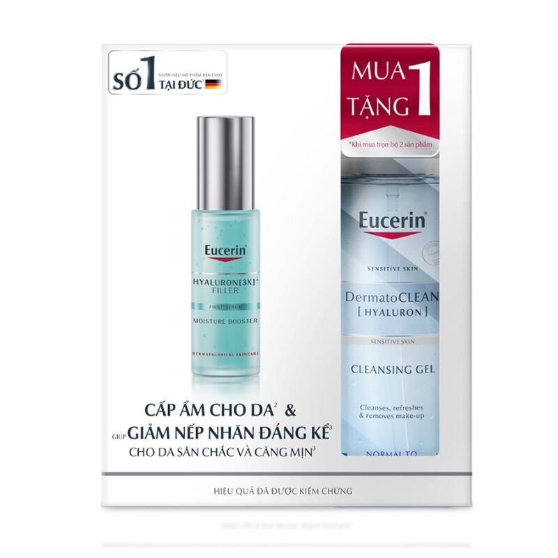 Bộ Sản Phẩm Eucerin Tinh Chất Cấp Ẩm, Giảm Nếp Nhăn
