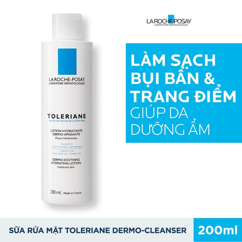Sữa Rửa Mặt La Roche - Posay Toleriane Dermo Cleanser Dành Cho Da Nhạy Cảm 200ml