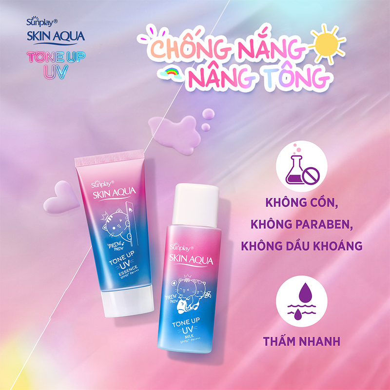 Sữa Chống Nắng Sunplay Skin Aqua Tone Up UV Milk Hiệu Chỉnh Sắc Da 50g