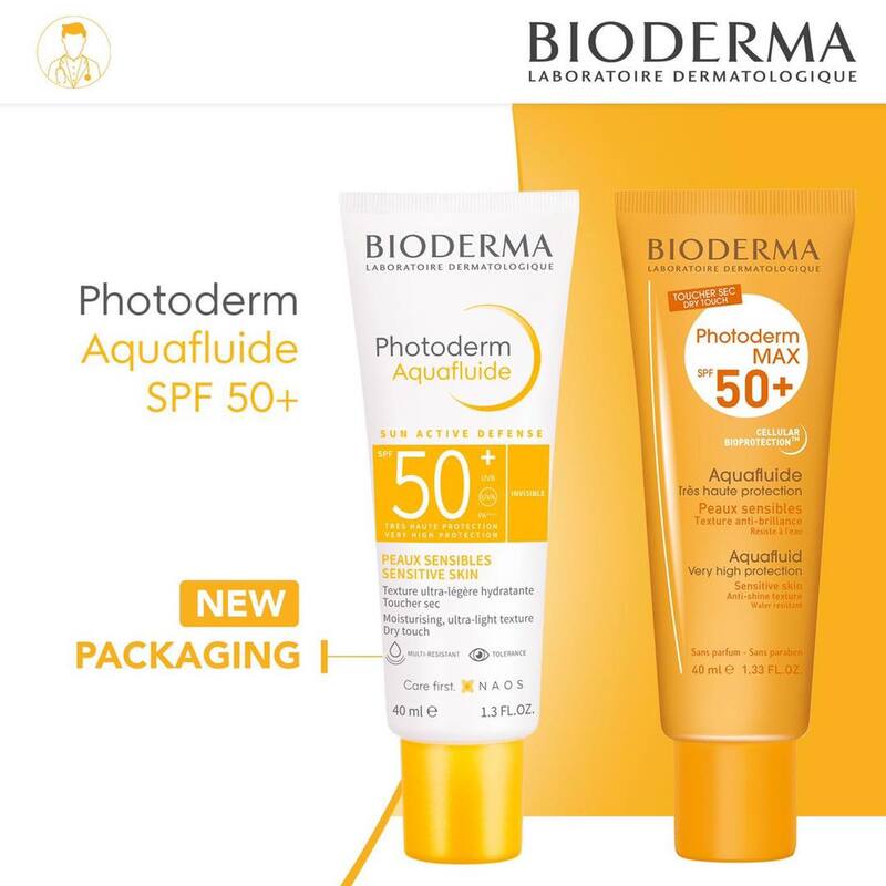 Kem Chống Nắng Bioderma Photoderm Aquafluide SPF 50+ Giảm Bóng Nhờn 40ml