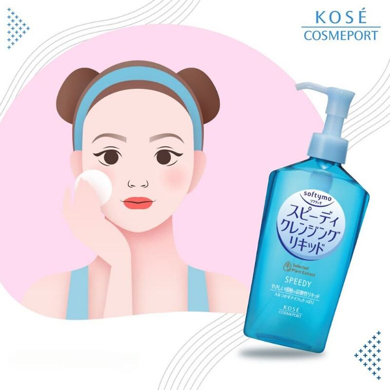 Dầu Tẩy Trang Kosé Softymo Speedy Cleansing Liquid Làm Sạch Nhanh 230ml