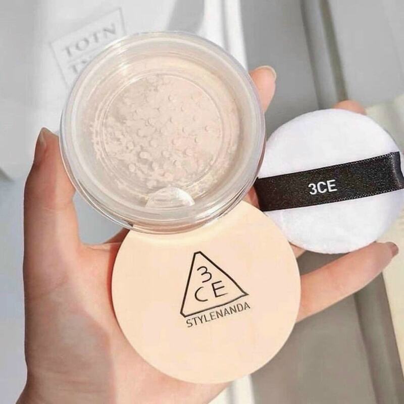 Phấn Phủ Bột 3CE Natural Finish Loose Powder 002