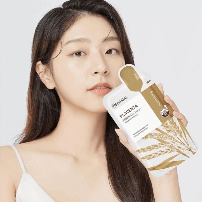 Mặt Nạ Mediheal Placenta Essential Mask Nhau Thai Cừu Phục Hồi Da 24ml