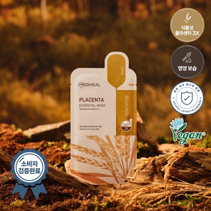Mặt Nạ Mediheal Placenta Essential Mask Nhau Thai Cừu Phục Hồi Da 24ml